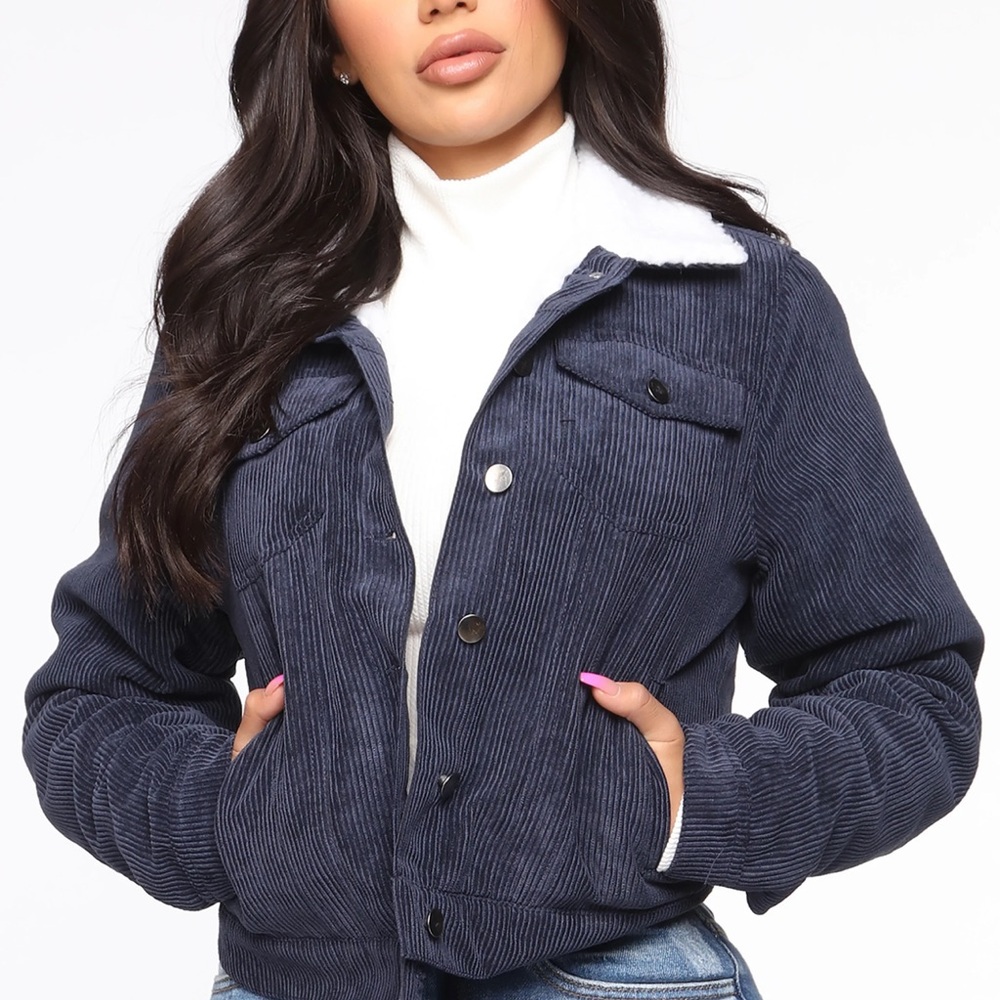 Sherpa/Corderoy Jacket - Enjoy The Ride